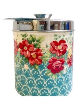 The Pioneer Woman vintage Floral 80 ounce treat Jar/ Canister.
